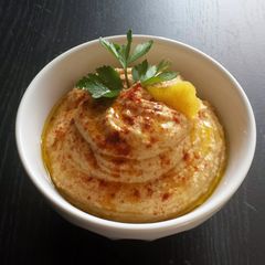 A picture of Roasted Garlic Hummus.
