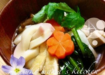 Ultimate Prepare Recipe My Familys New Years Zouni With Baked Mochi Delicious Perfect