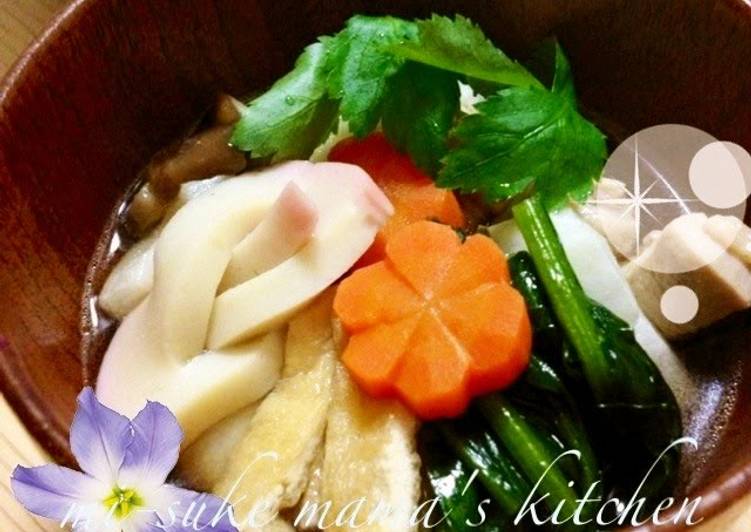 My Family's New Year's Zouni With Baked Mochi My Family's New Year's Zouni With Baked Mochi