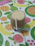 Batido de melón cantalupo con leche de almendra