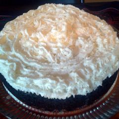 A picture of Dark Chocolate Tres Leche Cake.