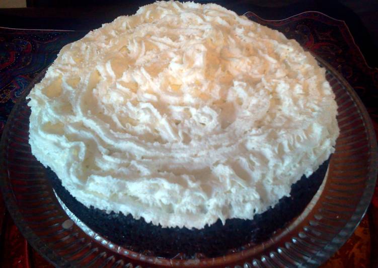 Recipe of Homemade Dark Chocolate Tres Leche Cake