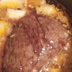 A picture of Crock pot pot roast.