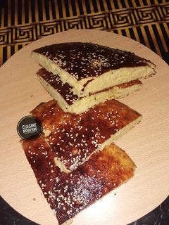 صورة لوصفة خبز الدار الجزائري 🇩🇿 بالسميد والفرينة 🥖