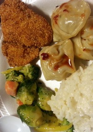A picture of Thai Curry Shrimp Potstickers.