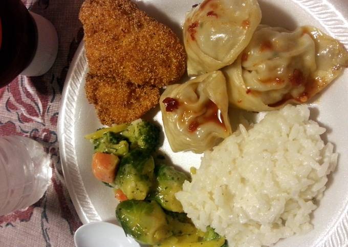 Thai Curry Shrimp Potstickers