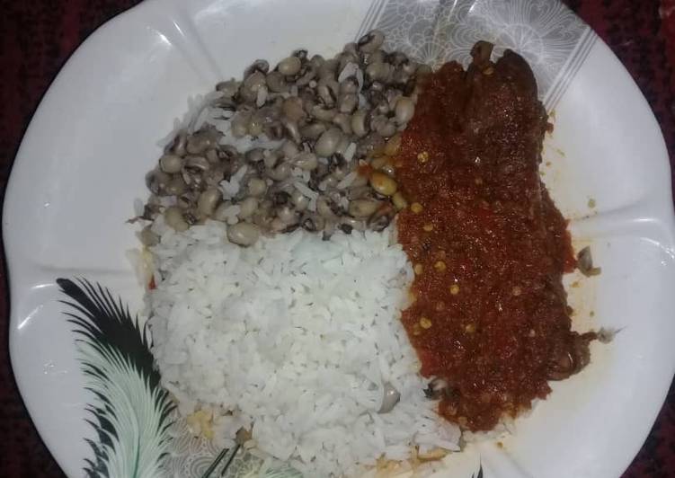 Step-by-Step Guide to Make Quick Rice &amp; beans with stew