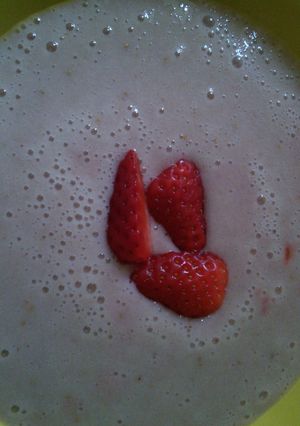 A picture of Strawberry Semolina Healthy Nutritious & filling 252 cals.