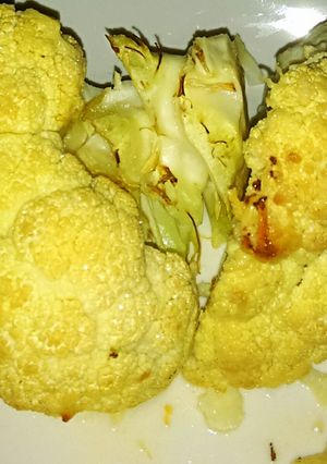 A picture of Roasted Ranch and Parmesan Cauliflower.