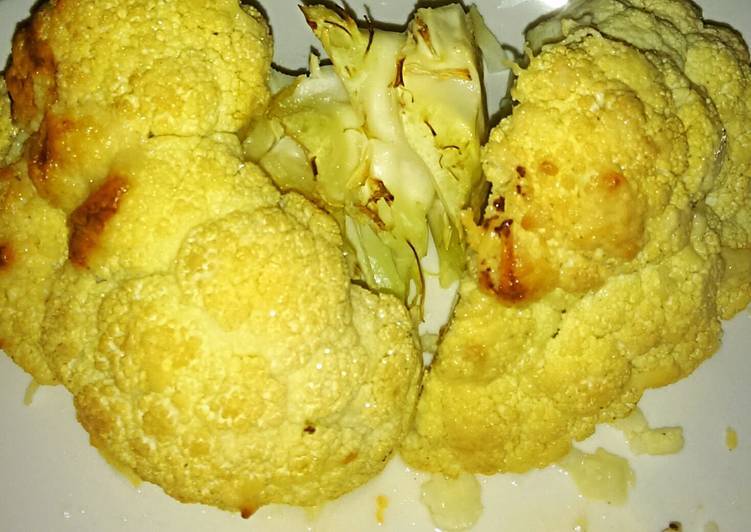 Recipe of Homemade Roasted Ranch and Parmesan Cauliflower