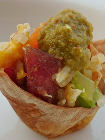 Easy Way Prepare Wanton Tacos Cup Fried Rice Special the Can Spoil the Tongue Tasty