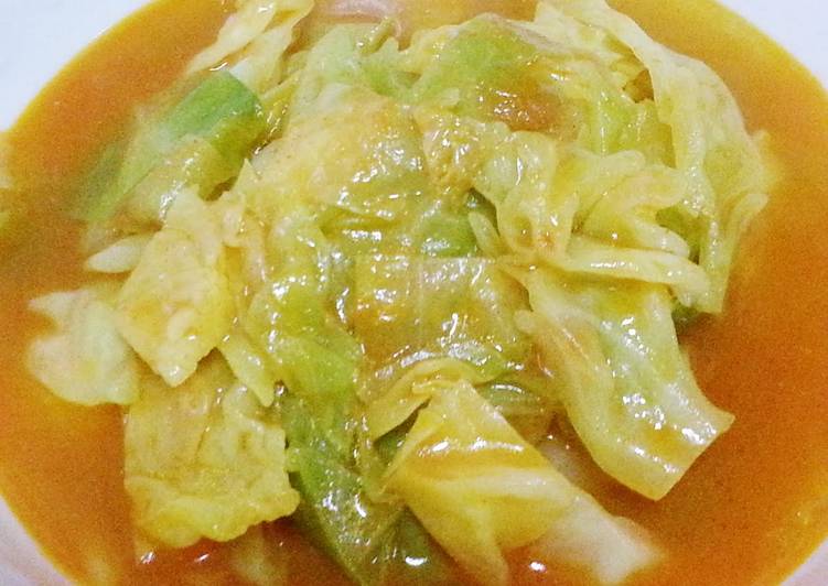 Curry cabbage