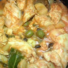 A picture of Chicken Fricassee.