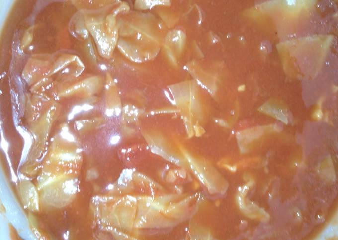 Simple Way to Prepare Homemade Easy Low Sodium Crock Pot Cabbage Soup