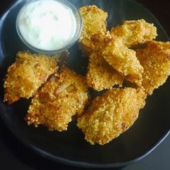A picture of Sago(flour) pakoda.