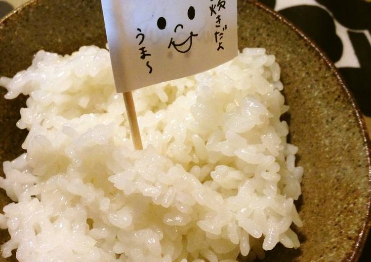 Recipe of Perfect Easy, Time-Saving and Delicious Steamed Rice in a Pressure Cooker