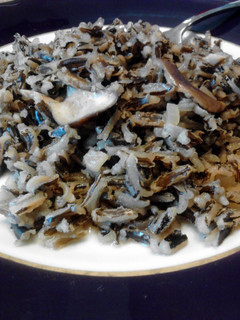 A picture of Wild Rice W/ Shiitake Mushrooms Vegan.