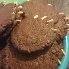A picture of Double chocolate bear paw sugar cookies.