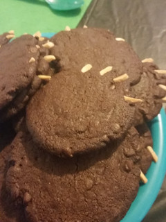 A picture of Double chocolate bear paw sugar cookies.