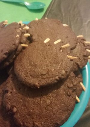 A picture of Double chocolate bear paw sugar cookies.