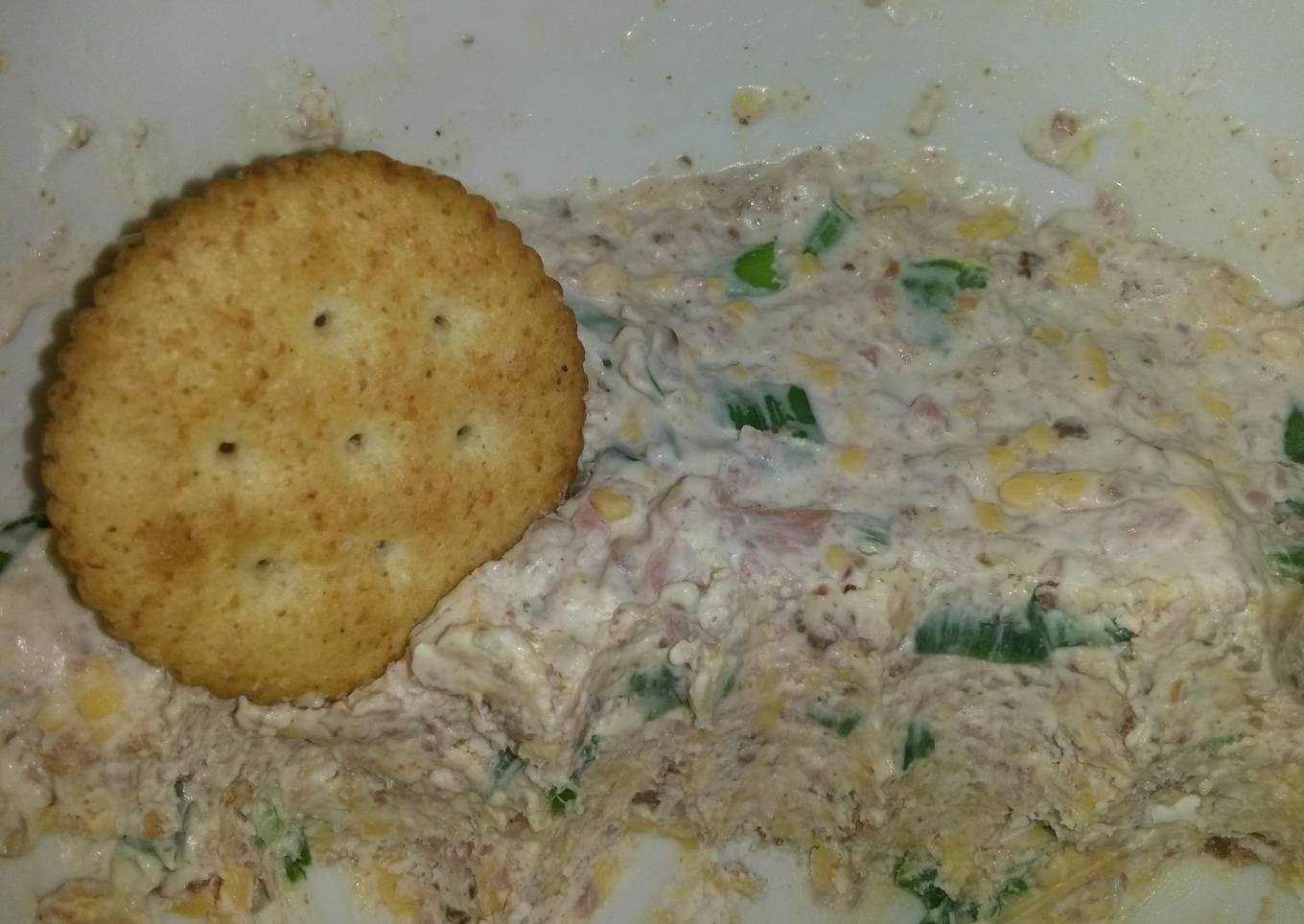 Ham and bacon cheese ball