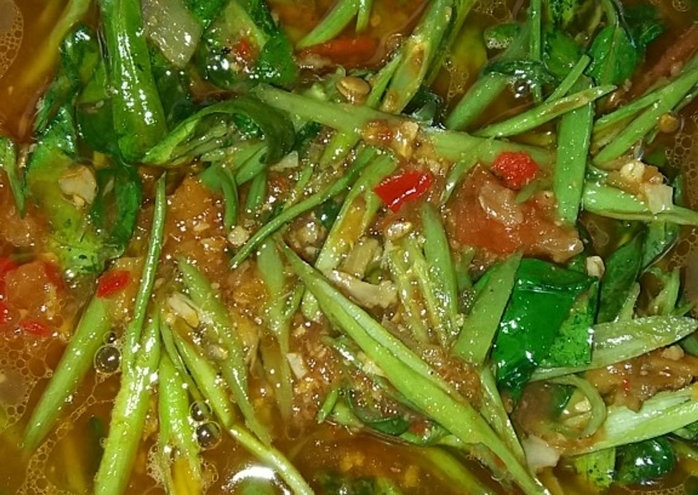 Cah Kangkung Terasi Enak