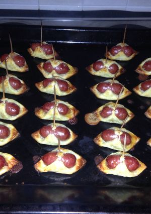 A picture of Pigs In Blanket.
