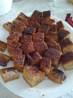 A picture of Pan de Pudin ( bread pudding).