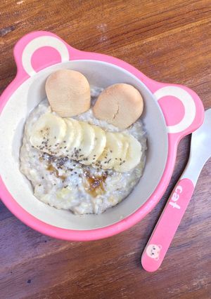 Foto resep Banana Cinnamon Oat Mpasi 12 M+