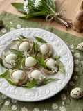 💚 Quail Egg Nests Appetizer (Vegetarian)