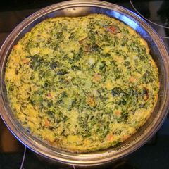A picture of Quick Easy Spinach Quiche.