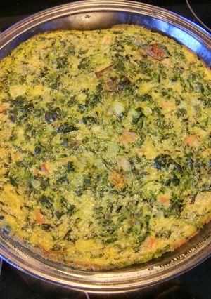A picture of Quick Easy Spinach Quiche.