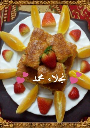 صورة لوصفة طريقة عمل كيكه البرتقال