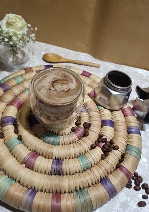 عکسی از دستور آیس کافی کاراملی