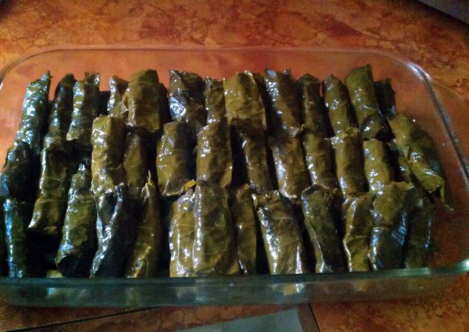 Simple Way to Make Favorite stuffed grape leaves