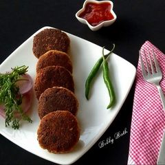 A picture of Paneer Galouti Kebab.