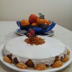 A picture of AMIEs Fresh ORANGE Cake.