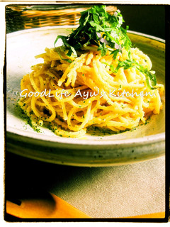 A picture of Tarako Spaghetti.