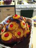 Honey Brown Sugar Ham cooked in Coca-Cola