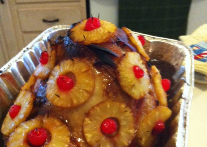 Recipe of Ultimate Honey Brown Sugar Ham cooked in Coca-Cola