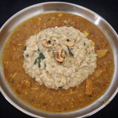A picture of Pongal with Jowar Millet.