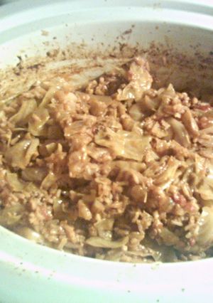 A picture of Crockpot Unstuffed Cabbage Rolls.