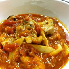 A picture of Chicken & Tomato Stew from Vegetable Soup.