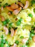 Pea and Cashew Indian style rice