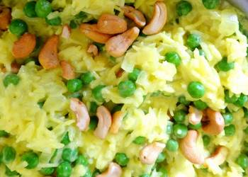 Easiest Way to Cook Perfect Pea and Cashew Indian style rice