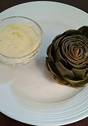 A picture of Fresh Artichokes, Preparing and Serving.