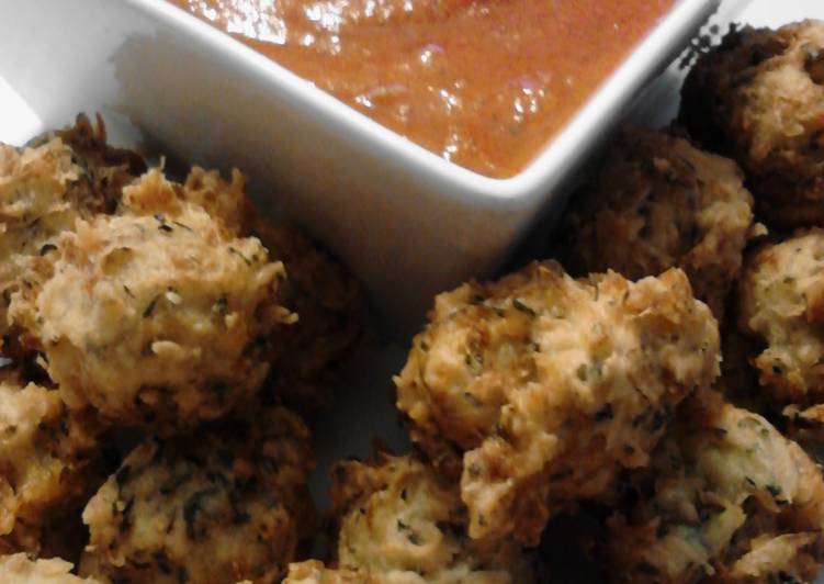 Louki Kofta ( Indian zucchini balls ) with vegetarian instructions