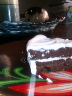 A picture of Low fat chocolate cake.