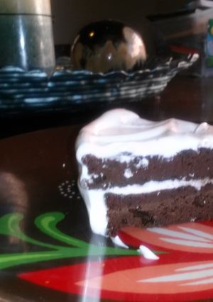 A picture of Low fat chocolate cake.