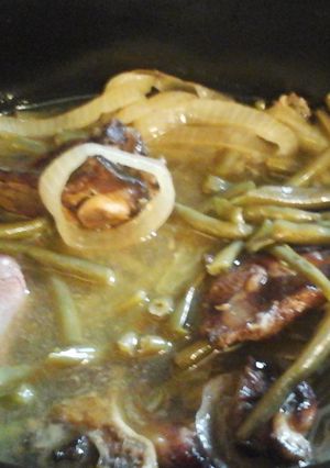 A picture of Deep South Slow Cooker Green Beans.
